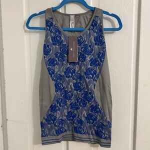 NWT STELLA MCCARTNEY Adidas Floral active built in bra Top large
